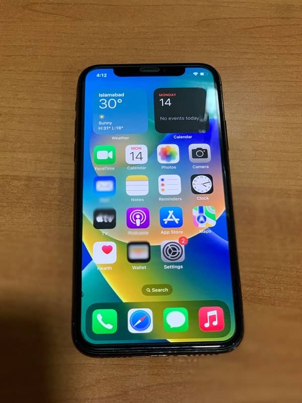 Iphone x PTA approved 256gb 1