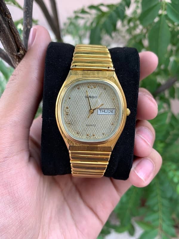 original RADO SWISS GOLD PLATED 0