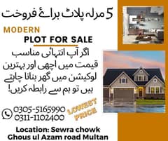 urgent sale 5 marla plot for sale