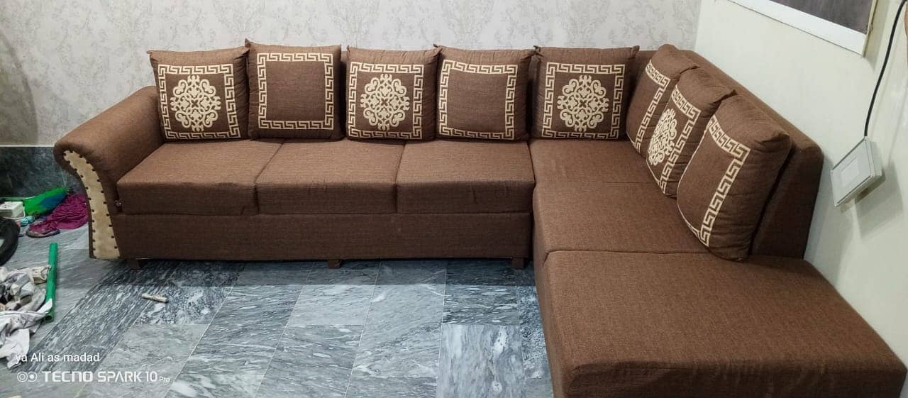 7 Seater L Shaped Sofa 1