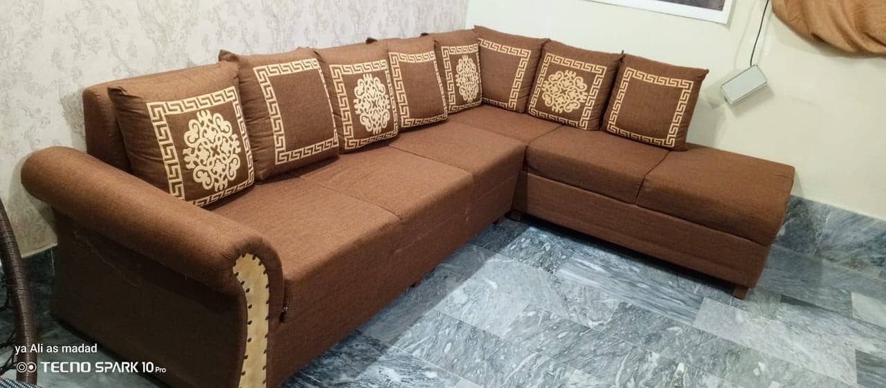 7 Seater L Shaped Sofa 5