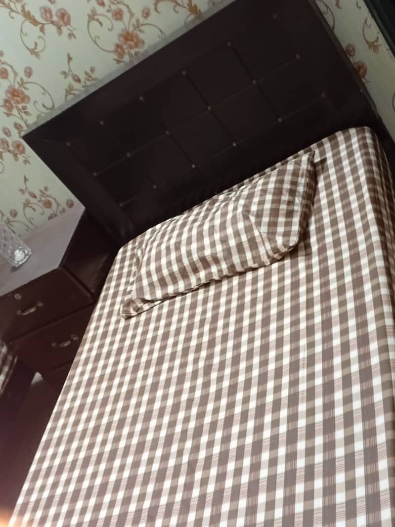 SINGLE BED WITH MATTRESS  FOR SALE 2