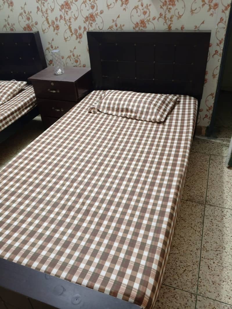 SINGLE BED WITH MATTRESS  FOR SALE 3