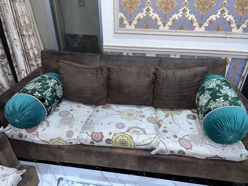 6 Seater Sofa with Table 0