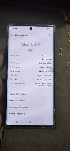 Samsung Glaxy Note 10 plus 12 gb 256 gb Official PTA Approved