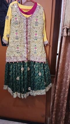 1 time used mehndi dress