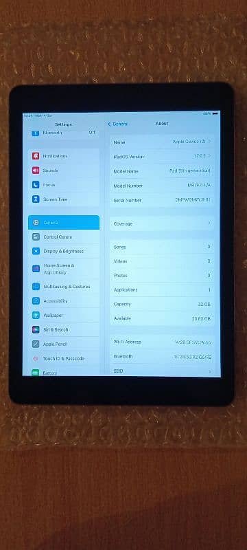 Ipad 6th A1893  32Gb Good Condition 1