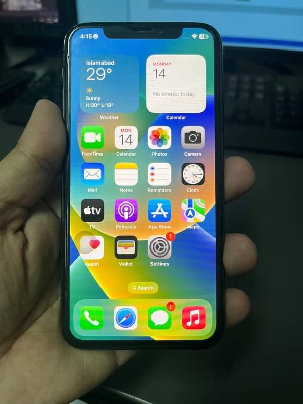 Iphone X 64GB PTA approved 2