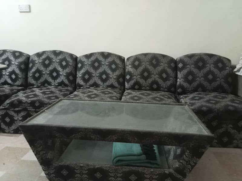 6 single seater sofa and 1 center table 0