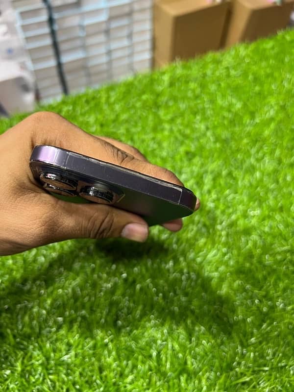 iphone 14 pro max jv   256 gb   purple color 10/9 condition 3