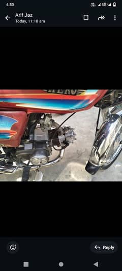 Antique hero 70 cc bike for sale