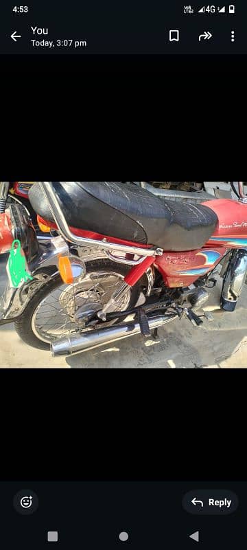 Antique hero 70 cc bike for sale 1