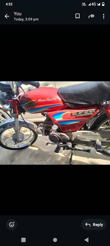 Antique hero 70 cc bike for sale 4