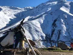 latest tour to badgoi pass 10 October pic in first snow fall of 2024