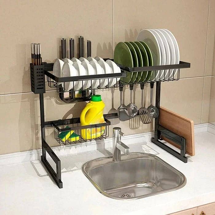 Stain less Steel Kitchen Rack 4