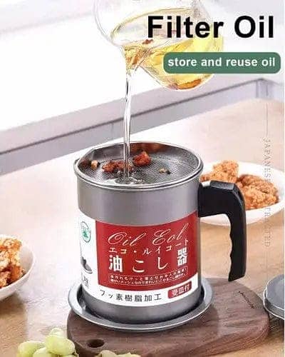 Oil Filter Pot For Kitchen - 1.4L Capacity 1