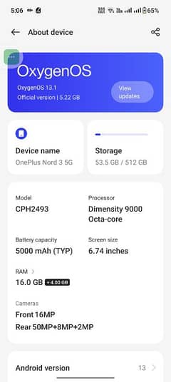 oneplus nord 3,as new, 16gb 512gb,dual approved