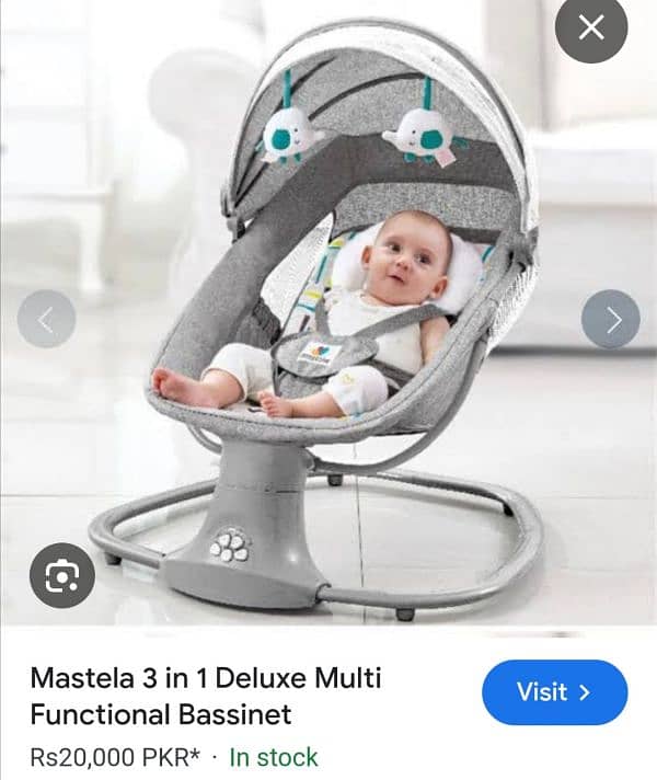 Mastela 3 in 1 Swing / Jhoola- Slightly Used 0