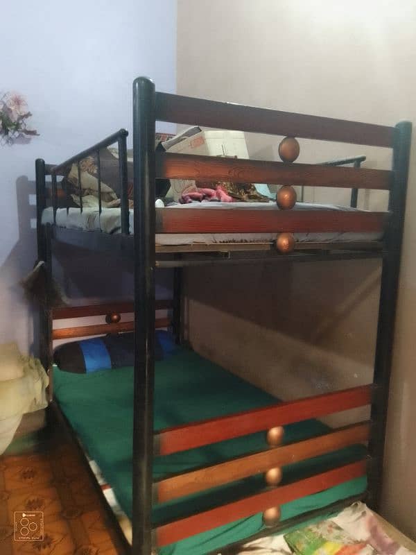 Heavy duty Bunker bed for sale with mattress 1