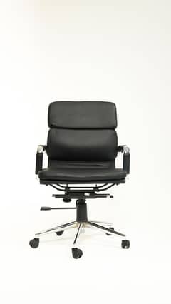 High-Back Executive Chair with Adjustable Lumbar Support 0