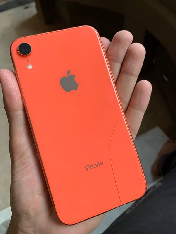 iphone xr with full box and back glass 8