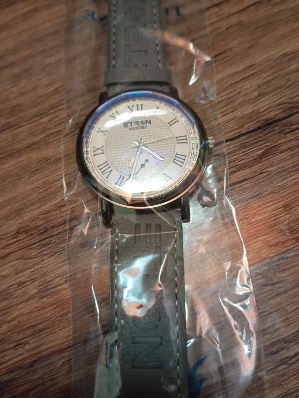 Leather Mens watch 1