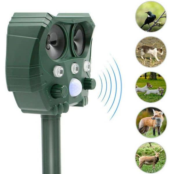 outdoor Solar birds Ultrasonic Animal Repeller Pest control waterproof 2