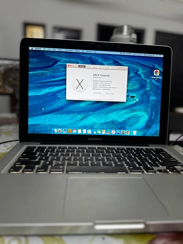 MacBook Pro (13-Inch, Mid 2012) 4 gb ram and storage 500 GB SATA Disk 8