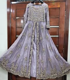 Walima Maxi with delicate dabka work