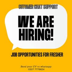 Jobs for Freshers