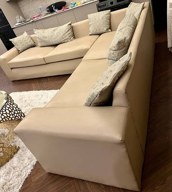 Sofa L shape 6 seater 5