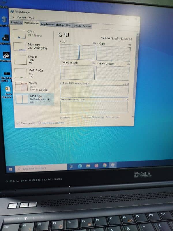 Dell Precision M6700 2gb graphics k3000M 6