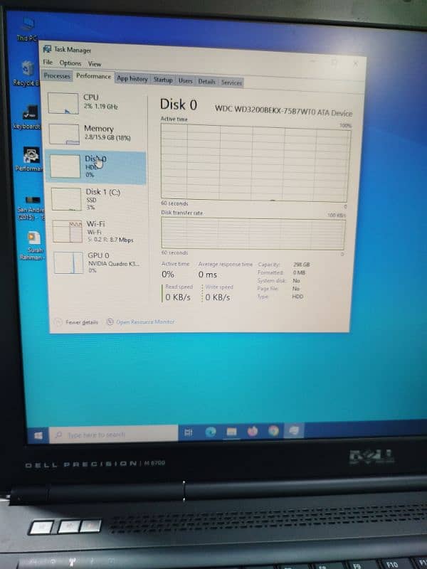 Dell Precision M6700 2gb graphics k3000M 7