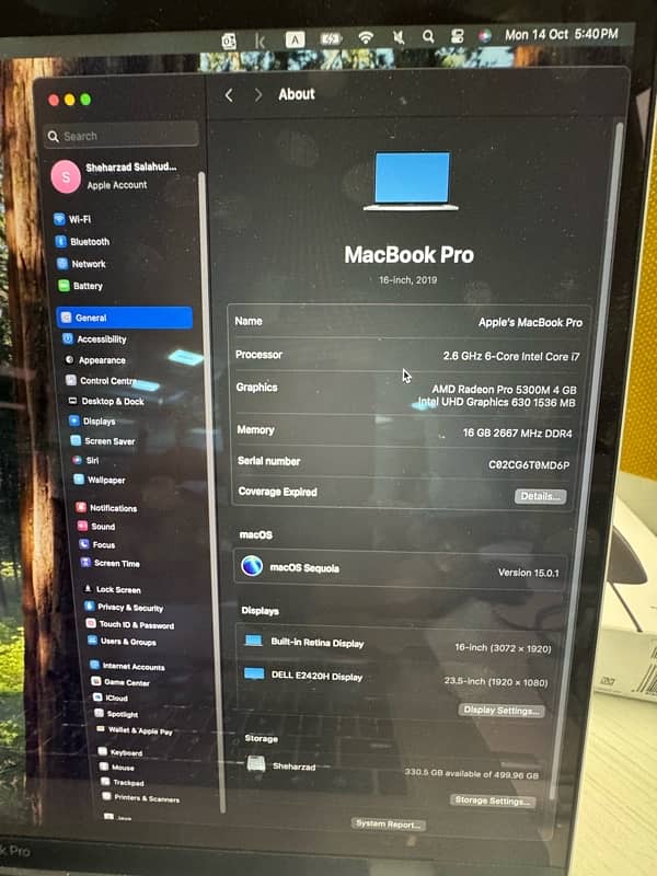 MacBook Pro 16 (2019) 1