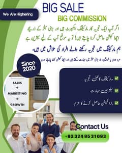 BIG SALE BIG COMMISSIO(Sales Marketing)