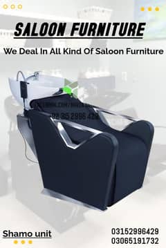 Shampoo unit/Cutting chair /Massage bed/Wooden troly 0