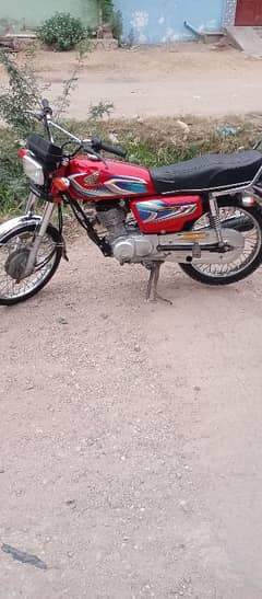 honda 125 2022 full ganian red color 0