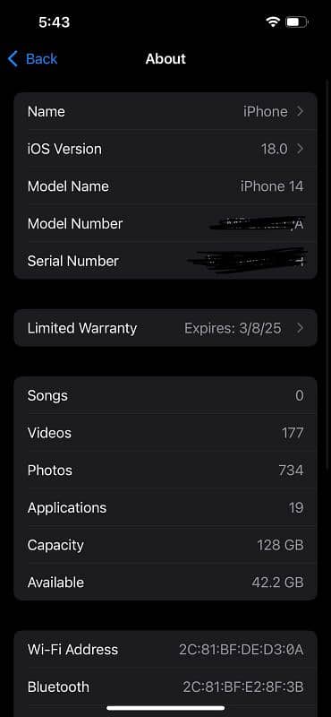 Iphone 14 128gb carrier locked (jv) 1