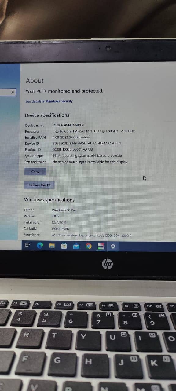 Hp Laptop Core i5 6