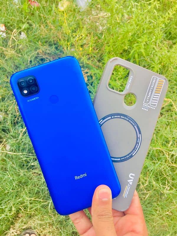 redmi 9c active with cover 0