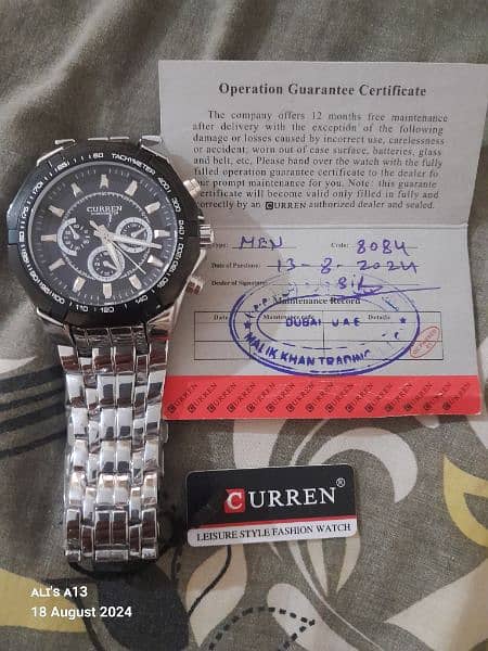 Curran Brand Original Watch imported from dubai 1