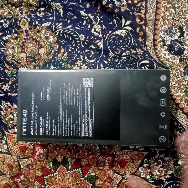 infinix note 40 8+8  16/256 Just box Open is for sale 14