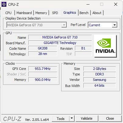 Nvidia Geforce GT 710 (2GB Graphics Card) 5