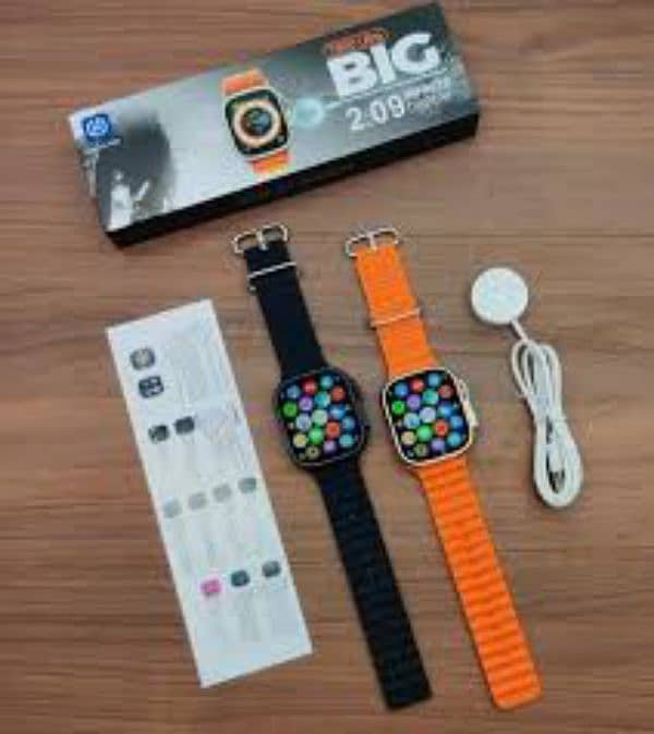 Smart watch ultra | 2.09 inch full display| New stock 3