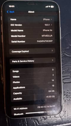 IPHONE XR 64GB PTA APPROVED 0