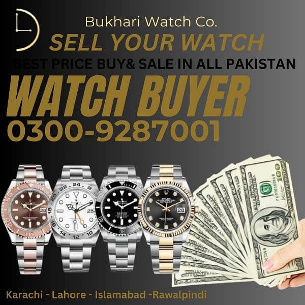 WE BUY USED GOLD ROLEX OMEGA CARTIER LONGINES HUBLOT PIAGET BREITLING 1