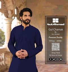 Men’s Unstitched Cotton Plain Suit