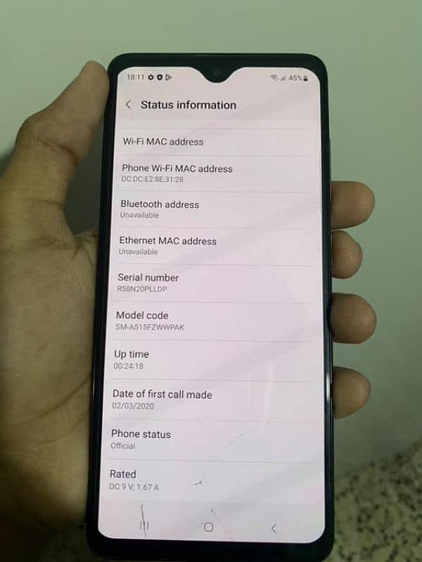 Samsung a51 6/128 offical pta approved for sale 5