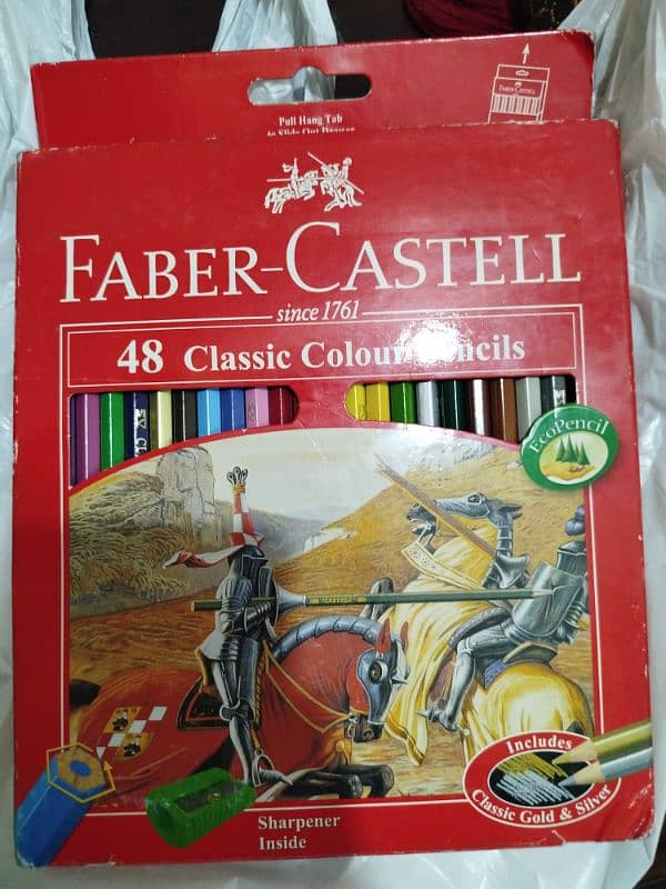 Faber Castell pencil colors 48 pencil colors 1