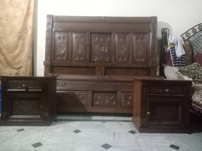 solid wood bed set 7